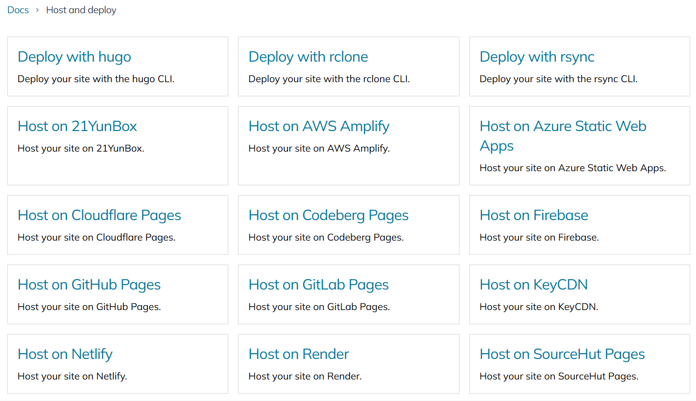 官方文档中的部署